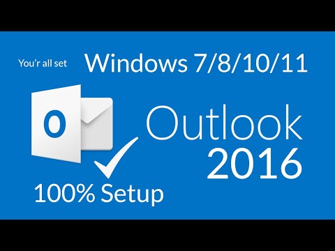 100% How to setup outlook 2016 email account on windows 7/10 | Latest Tutorial | Creative Clouds
