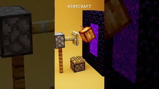 Minecraft Vs Real Life in the Nether 🔥🔥🔥 #blender3d #3dart #3danimation #minecraft