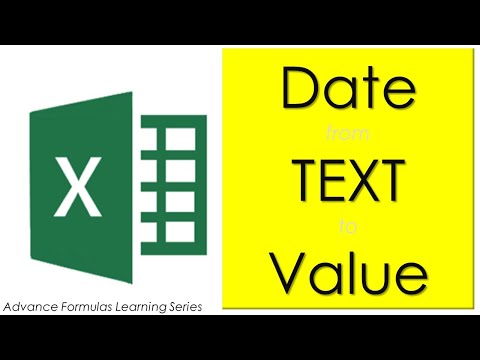 Learn How to Convert Dates from Text to Values in Excel using Strings
