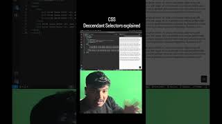 What are CSS Descandent Selectors #css #coding #programming