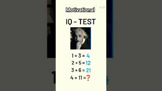 iq test #maths #iqtest #reasoning #mathspuzzlewithanswer #logicalmathspuzzle #iqquiz