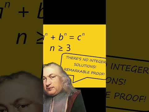 What was Fermat's Last Theorem? #mathfacts #maths #algebra #shorts