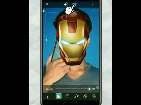 Ironman 😱 Photo Editing tutorial || Ironman photo editing kese kare 🤔 #ytshorts #shorts #short