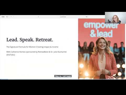 Lead.  Speak.  Retreat.
