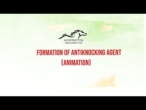 Reaction of formation of tetraethyl lead (animation)
