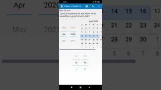 Rescheduling the survey by the respondent