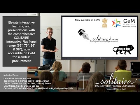 Solitaire Interactive Flat Panel (H Series & L Series) - User Training (On Android)