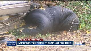 North side neighbors sick of illegal trash dumping