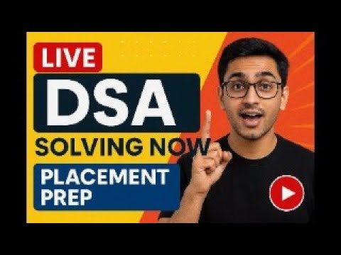 Live DSA Session | Learn Data Structures & Algorithms with Practice.