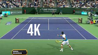 Nalbandian Was Schooling Nadal But Rafa Is A Chill Guy Who Doesn't Like to Lose ● Indian Wells 2009