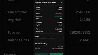 Quant Mid Cap Fund Direct Growth Plan | 76℅ Return in 1 Year Investment| Best Sip Lumpsum in 2024