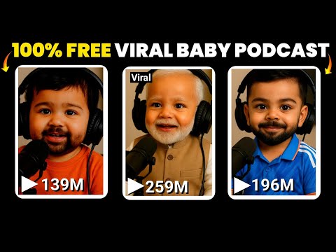How To Create Baby Podcast in 2 Min (Instgram Trend Tutorial)