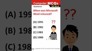 ms word mcqs #computer #viral