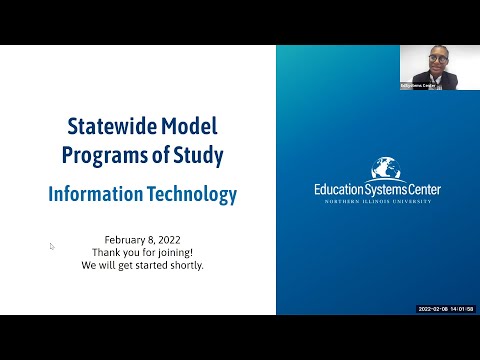 Statewide Model Programs of Study Webinar: Information Technology