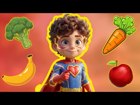 Hero on My Plate 🥕💪 | Superhero Healthy Food Song for Kids