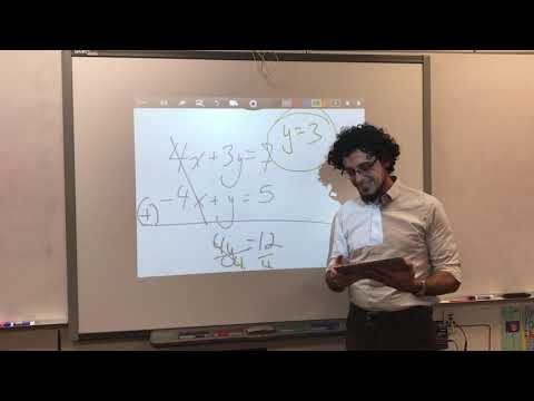Elimination method (Linear Systems)