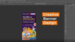 Creative Banner Design | Banner Creation Process in Photoshop by BEONTOP Designer
