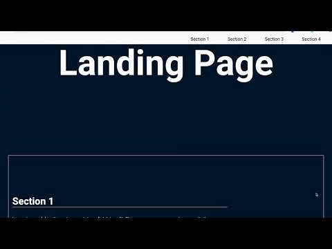 Udacity Project Landing Page
