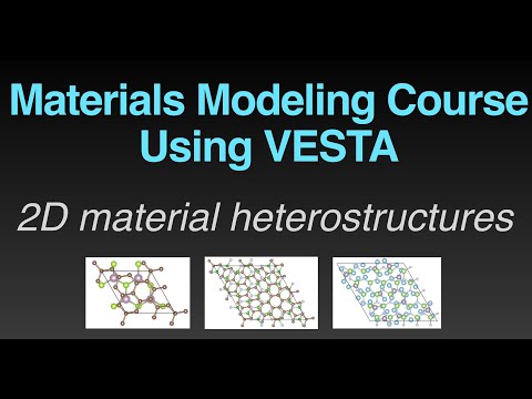 Announcement: Special Course on Using VESTA to Make on 2D Material Heterostructure Models