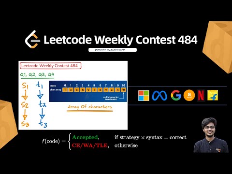 Leetcode Weekly Contest 484 || Q1, Q2, Q3, Q4 Solution Explained C++ || String, BIT, AND || Watch2X🚀