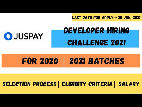 Juspay Developer Hiring Challenge 2021 | 2020 Batches - Juspay Selection Process 2021 | Exam Pattern