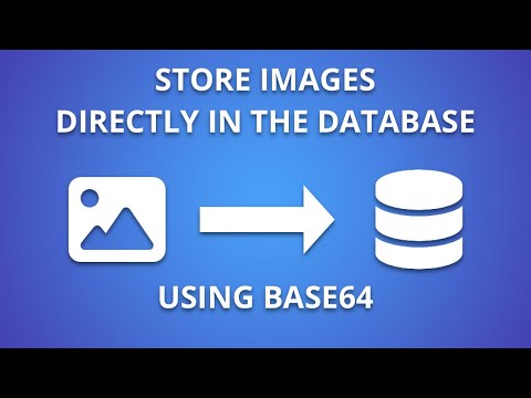 Store images directly in database with base64 | Quick tutorial with JavaScript, PHP & MySQL MariaDB
