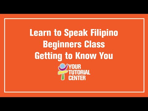 Filipino Getting to Know You