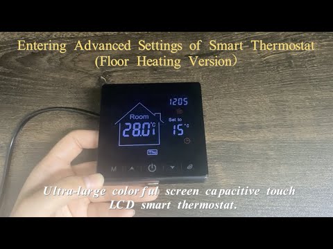 Entering Advanced Settings of Smart Thermostat (Floor Heating Version) -36