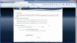 Backup Your Websites and Databases in CPanel