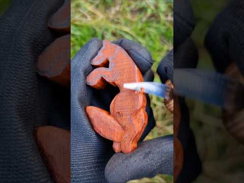 Carve a Fox Out of Wood! #carvingwood #carving #woodcarving #woodcraft #craft #woodart #whittling