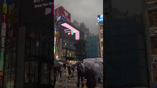 It’s a rainy day in Tokyo Japan #rain #shorts