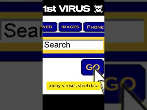 First Computer Virus Ever 💀 #shorts #shortvideo #techshorts