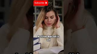 Ditch the Re-Read! Active Recall Study Hack for BETTER Grades! (#ActiveRecall #StudyTips)