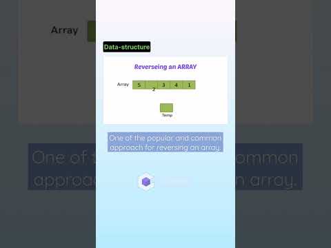 Reversing an ARRAY           #coding #datastructures #array #shorts #reels #trendingshorts