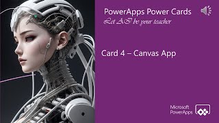 PowerApps Power Cards - Card 4  - Canvas Apps