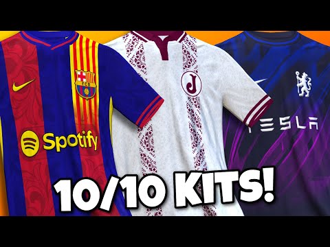 How to Make the BEST Concept Football Kit Collection | Home Away and Third