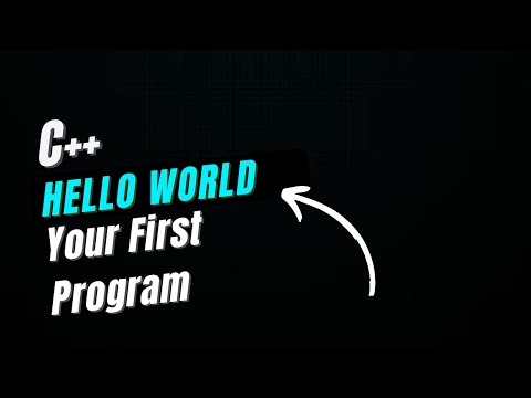 C++ first program Hello world | Shorts