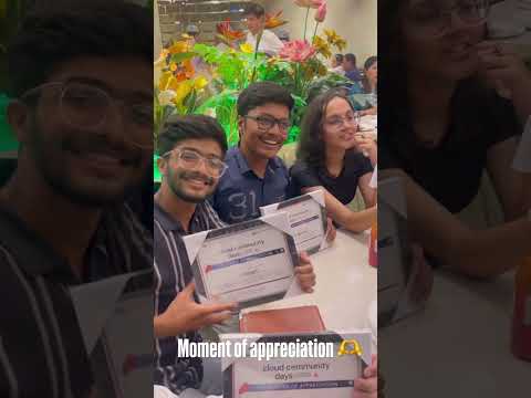 Google Cloud Community Dinner Celebration 🥂 | Certificate of Appreciation Moment!