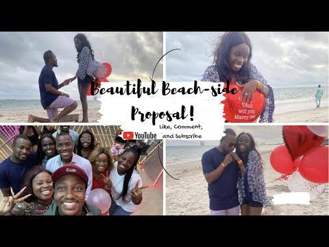 Beautiful Beach-side Proposal | A very intimate and fun one.