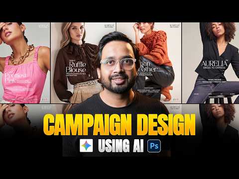 Creating Clothing Brand Campaign Using AI | Full Design Process