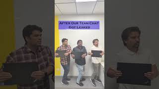 Office team chat leaked Guilty🙈 | Hilarious Office Comedy #OfficeComedy #TeamChat #CorporateLaughs