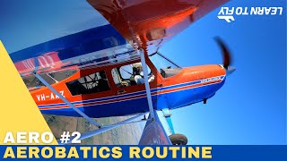 Aerobatics Routine in 4K! | Aerobatics & Spinning | #LearnToFly #SuperDecathlon #Aerobatics