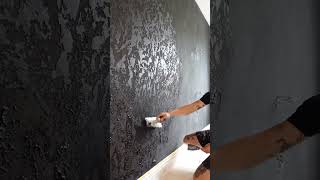 double black 🖤 #bellovenetian #venetianplaster #plasterer #plastering #artist #art #satisfying #diy