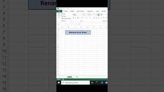 #youritcoach055 how to rename excel sheet #viral #youtube #excel #trending #folder