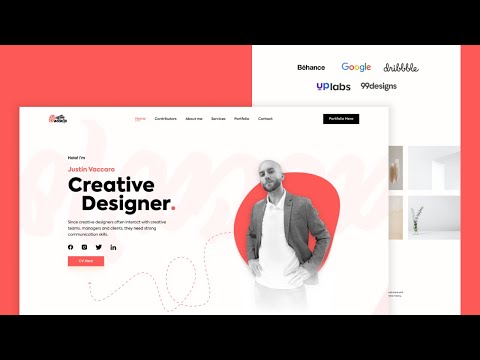 🔴 Responsive Resume Website Using React JS & Tailwind CSS