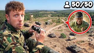 SIDEMEN VS 50 YOUTUBERS ULTIMATE HIDE & SEEK IN A MILITARY BASE