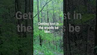 getting lost in the woods 🤣 #nature #naturecomedy #rock