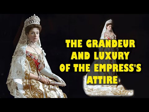 The pearly beauty of Empress Alexandra Feodorovna's coronation gown