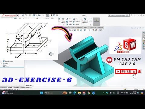 Master SolidWorks Basics with Beginner Drawing Exercise - 6