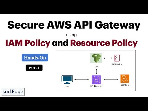 Secure API Gateway using IAM policy and resource policy  (Part - 1)